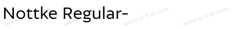 Nottke Regular字体转换